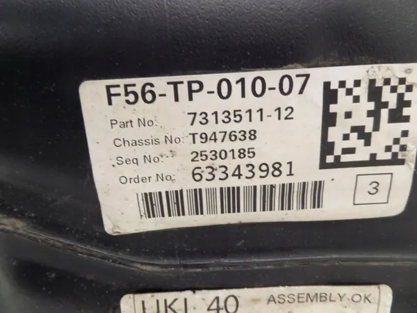 Mini Cooper F56 F55 Polttoainesäiliö OEM 7313511 image 3