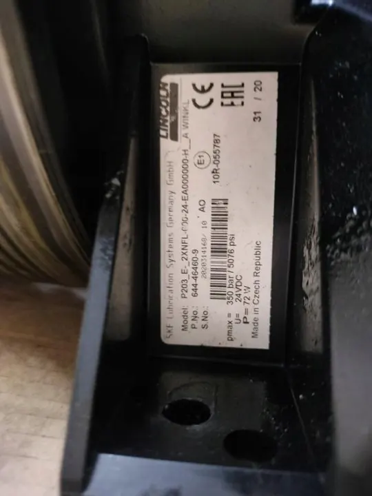 Centraal smeersysteem OEM P203E-2XNFL-600-24 image 3