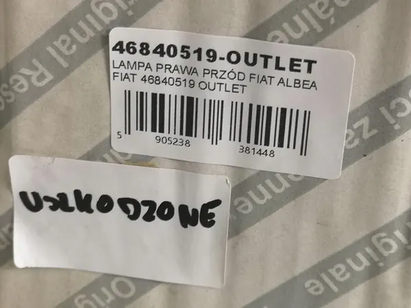 Rechtes Scheinwerfer Fiat Albea Palio II 46840519 image 3