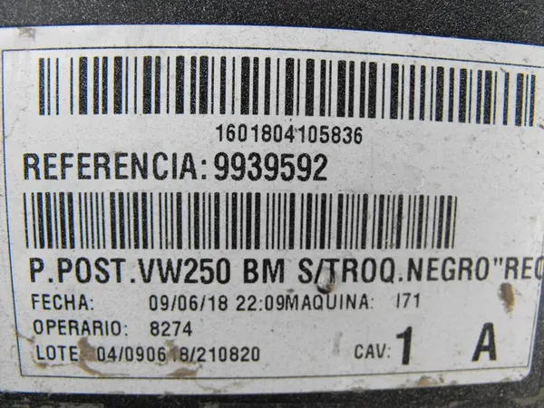 Paraurti posteriore VW Polo 6R6 R-line 6R6807421AT image 9