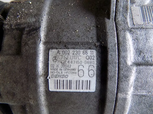 Compresor de aire acondicionado MERCEDES W211 A0022306611 image 4