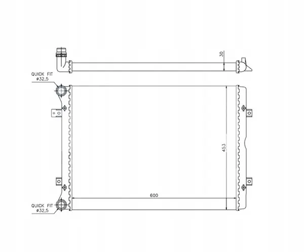 RADIADOR FORD GALAXY 10.95 - 04.00 7M3121253F image 2