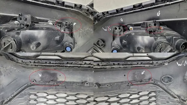 Paraurti anteriore Vw Volkswagen T-Roc 2GA 17-21 image 9