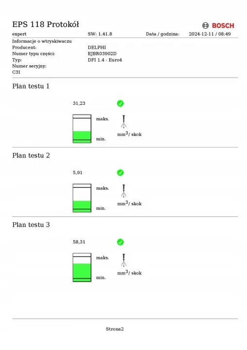Inyector Kia Carnival 2.9 CRDI EJBR03902D 33800-4X400 image 4