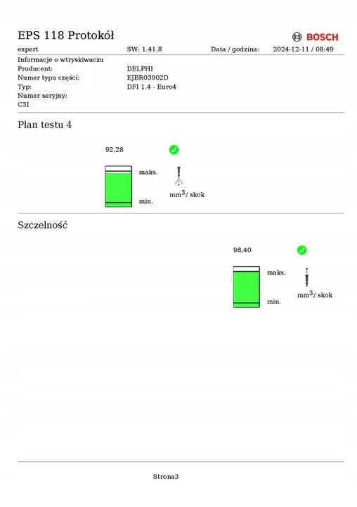 Inyector Kia Carnival 2.9 CRDI EJBR03902D 33800-4X400 image 5
