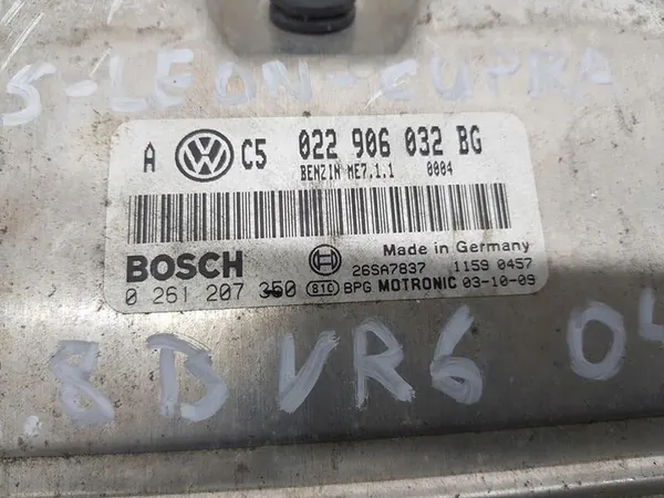 Moottorinohjain SEAT LEON 1M CUPRA 2.8 VR6 OEM image 2