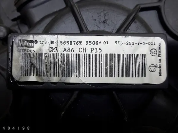 Ventilateur de chauffage Citroen C3 2009 665876t image 6