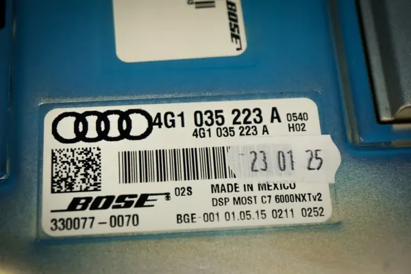 Bose Vahvistin OEM 4G1035223A Audi A6 A7 A8 image 5