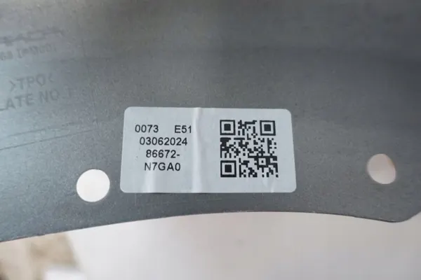 Heckstoßstangen-Spoiler Hyundai Tucson IV Lift 2024 OEM 86672-N7GA0 image 8