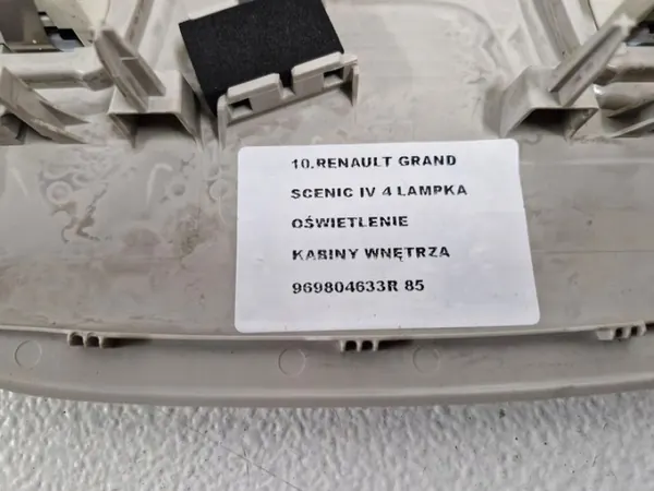 OEM 969804633R Luz de Techo para Renault Scenic IV image 8