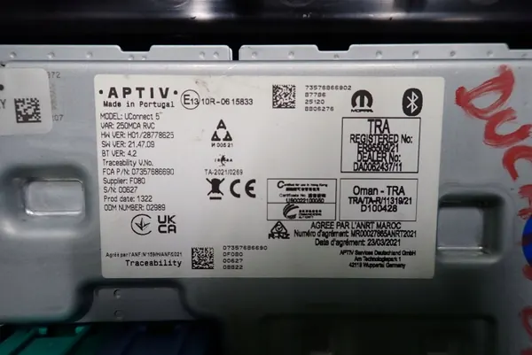 Rádio OEM 07357686690 para Ducato Jumper Boxer Movano image 5