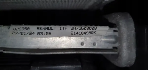 KOMPLET CHŁODNIC RENAULT ZOE 214104950R 921007736R image 3