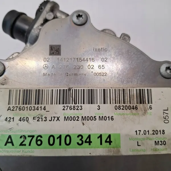 Mercedes-Benz C W205 Imupumppu A2762300265 image 3