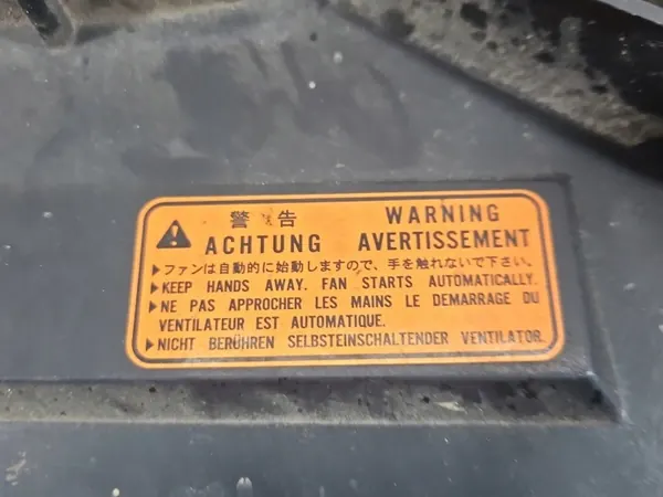 Kühlerlüfter Mitsubishi OEM IMPRK1557857 - Gebraucht image 3