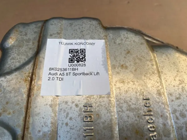 Audi A5 8T Auspuffrohr OEM 8k0253611bh Gebraucht image 5