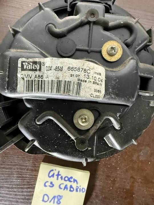 Ventilador Citroen C3 Pluriel Cabrio OE 665878C image 4