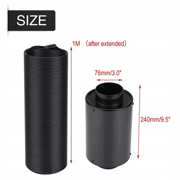 Flexibelt insugningsrör 75mm kon OEM 255616 image 3