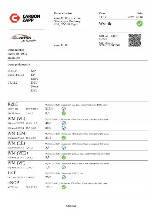 Injector OEM 0445110165 para Opel Vectra C 1.9 CDTI image 3