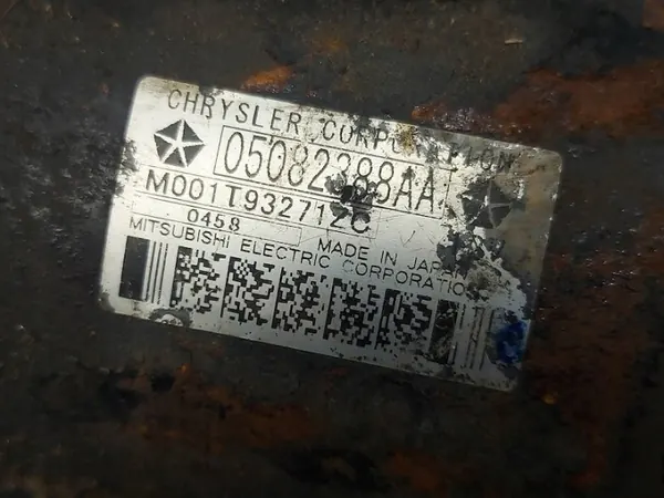 Starter OEM 05082388AA M001T93271ZC voor Chrysler image 5