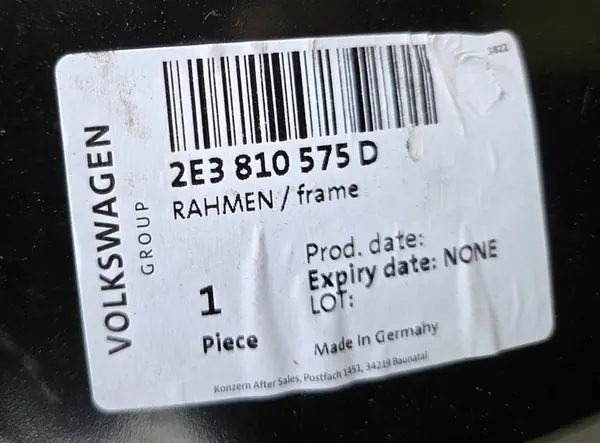 VW CRAFTER 2E Soleira Coluna Esquerda 2E3810575D image 7