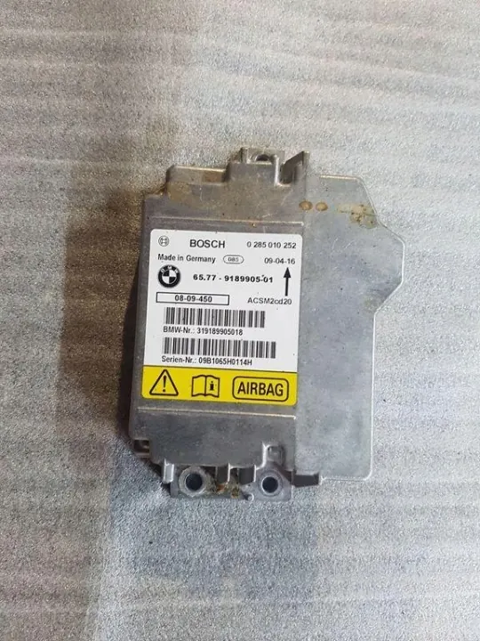 Módulo airbag OEM 65779189905 para BMW X5 E70 image 2