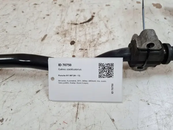 Porsche 911 997 Taka-akselin stabilointitanko OEM MAM70750 image 7