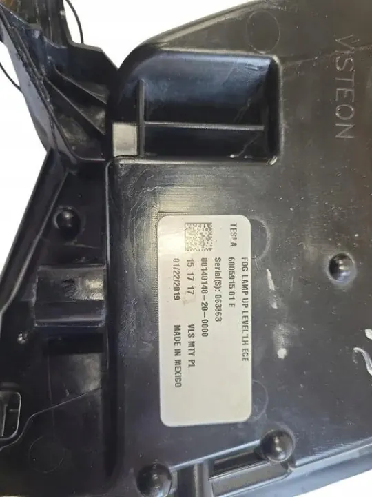 Farol de nevoeiro Tesla OEM 600591501E Esquerdo Dianteiro Halogéneo LED image 6