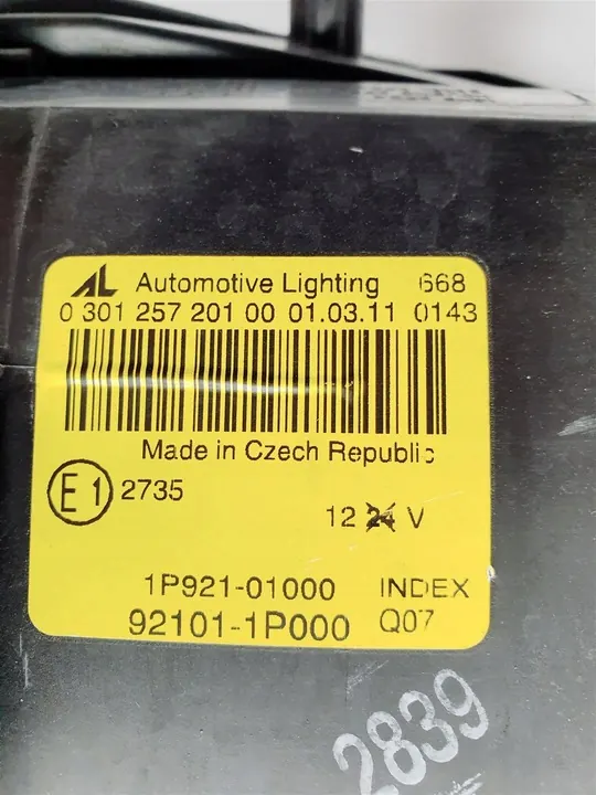 KIA VENGA 09r+ FARO IZQUIERDO ORIGINAL UE image 8
