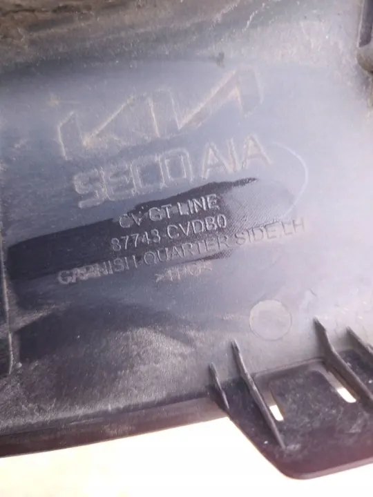 Faixa para-guarda-lamas traseiro esquerdo OEM 87743CV0B0 para KIA EV6 GT image 6
