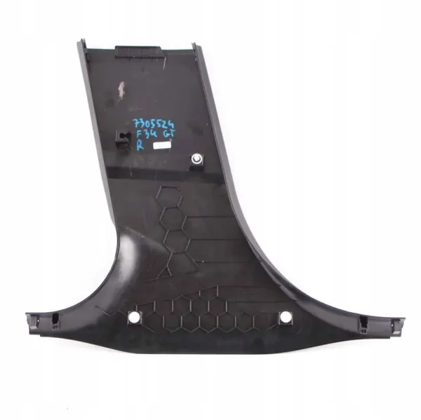 BMW F34 GT Tampa painel inferior direito preta OEM 7305524 image 10