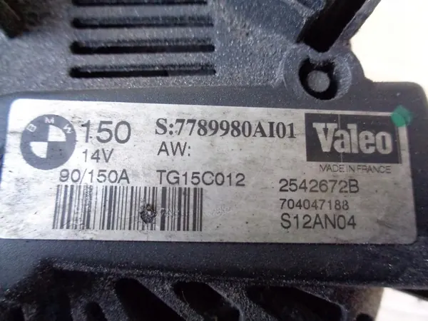 Vaihtovirtageneraattori BMW 150A image 2