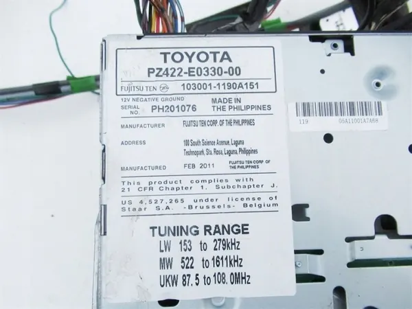 Peça Toyota OE PZ422-E0330-00 usada image 6
