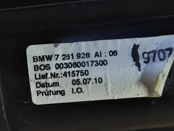 BMW E91 LIFT TRUNK ROLLER 7261926 image 10