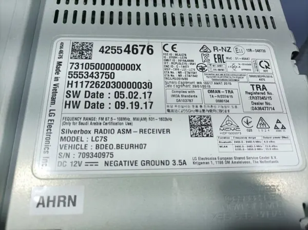 Módulo Rádio Navegação OEM 42554676 para Opel Insignia B image 5