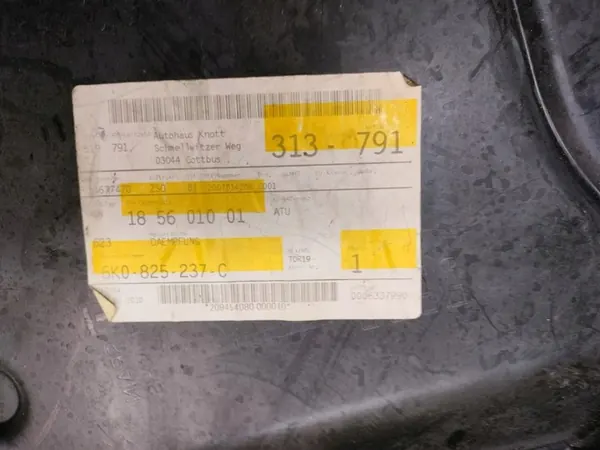 Motorplåt för POLO III IBIZA II CORDOBA image 5