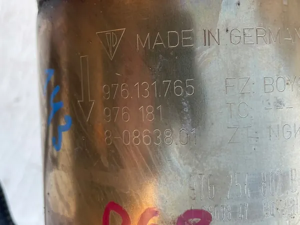 Porsche OEM 976131765 Convertisseur Catalytique DPF Gauche image 5