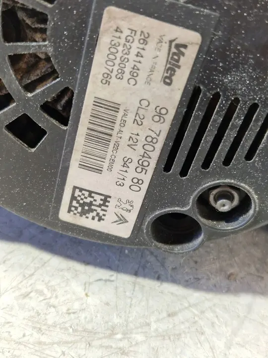 Vaihtovirtageneraattori Citroen C5 3.0L OE 9678049580 image 4