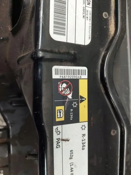 Parte superior cinturón delantero OEM 68366327AA Dodge image 5