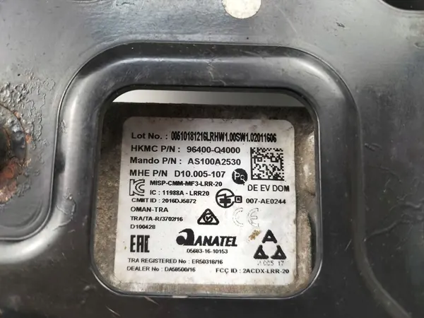 Sensor radar Distronic Kia Niro 96400-Q4000 image 6