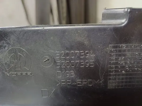 Fiat 500 Rear Wheel Arch P OE 52007394 image 5