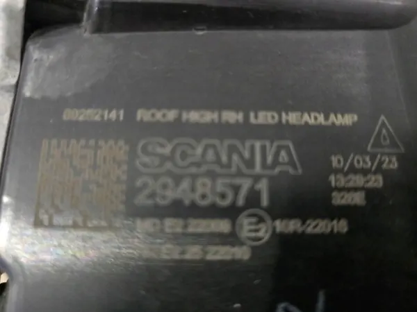 Farol Halogéneo Scania OEM 2948571 Direito Usado image 3