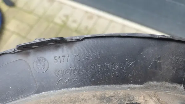BMW F48 X1 vasen takalokasuoja 15-22 OEM 51777332339 image 4
