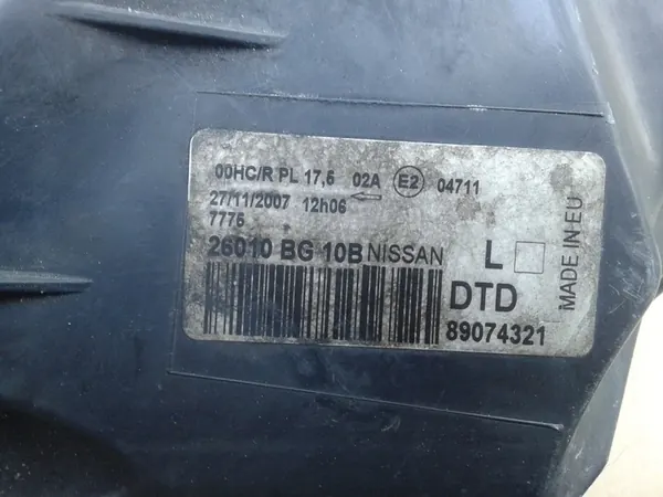 Vasen etuvalaisin Nissan Micra K12, uusi alkuperäinen 26010BG10B image 9