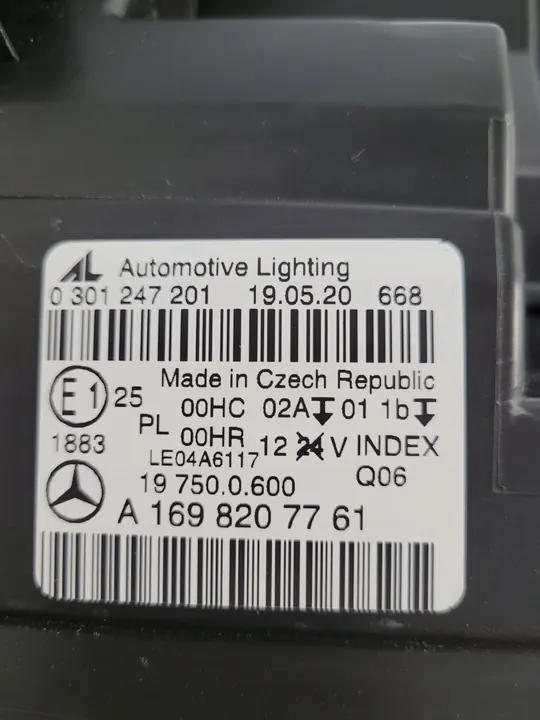 MERCEDES W169 A169 Linker Voorlamp A1698207761 image 8