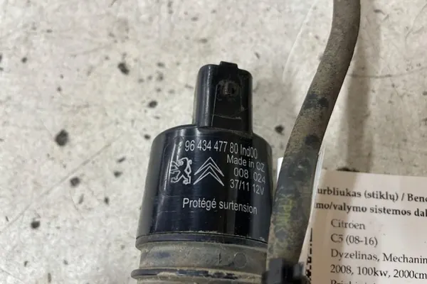 Ruitensproeierpomp CITROËN C5 III (RD_) 9643447780 image 2