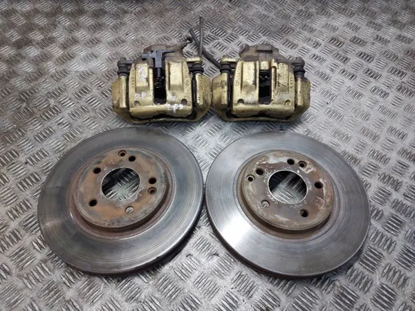 OEM TARCZE fram bromsskivor + klossar + bromsok image 2