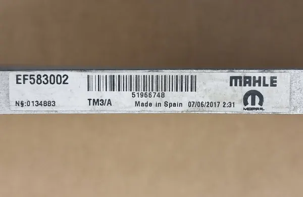 AC-kondensaattori Fiat 500X Jeep Compass Renegade image 3