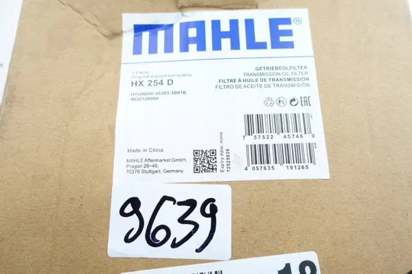 Filtre hydraulique Mahle HX 254D pour boîte automatique image 6