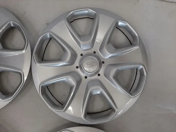 4× Ford OE Originala Navkapslar 15" Silver image 5