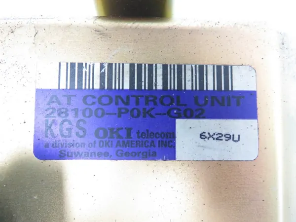 Controlador caixa Honda OE 28100P0KG02 usado image 3